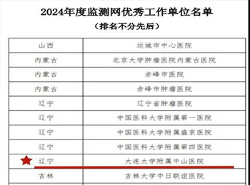 我院获评全国抗肿瘤药物临床应用监测网数据质量优秀单位