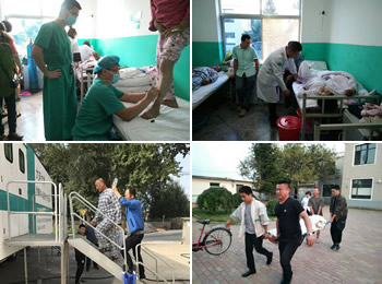 医院远程医疗车再次下乡