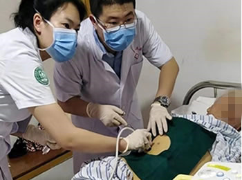 我院首次在长海县开展超声引导胆囊穿刺引流术九旬老人重获新生