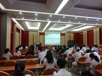 我院工会召开迎国庆包保师生见面会